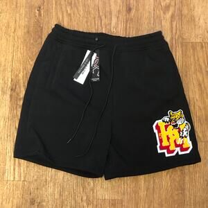 Reason Brand Men’s Black Tiger Polyester Shorts Size Large
